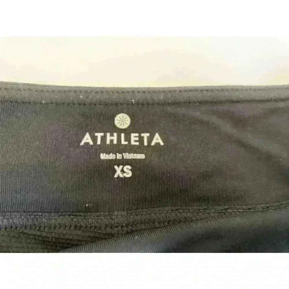 Athleta Black Layered‎ Lined Mini Athletic Skort Skirt XS - Picture 2 of 6